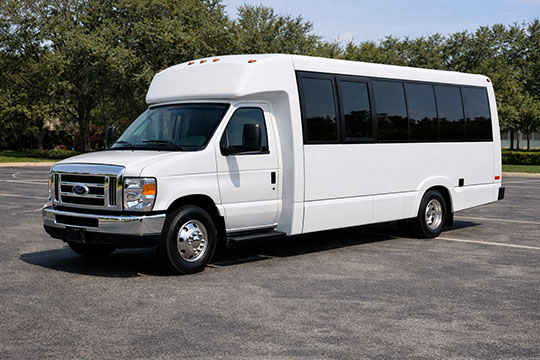 18-passenger minibus available for charter in Suwanee, GA