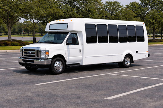 20-passenger minibus available for charter in Suwanee, GA