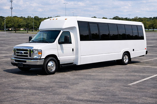 25-passenger minibus available for charter in Suwanee, GA